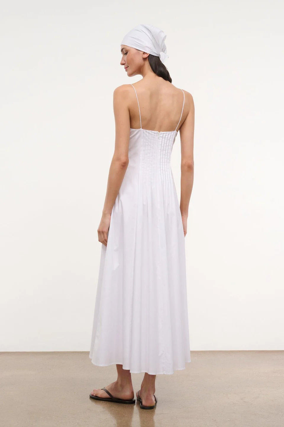 Staud Margi Dress White