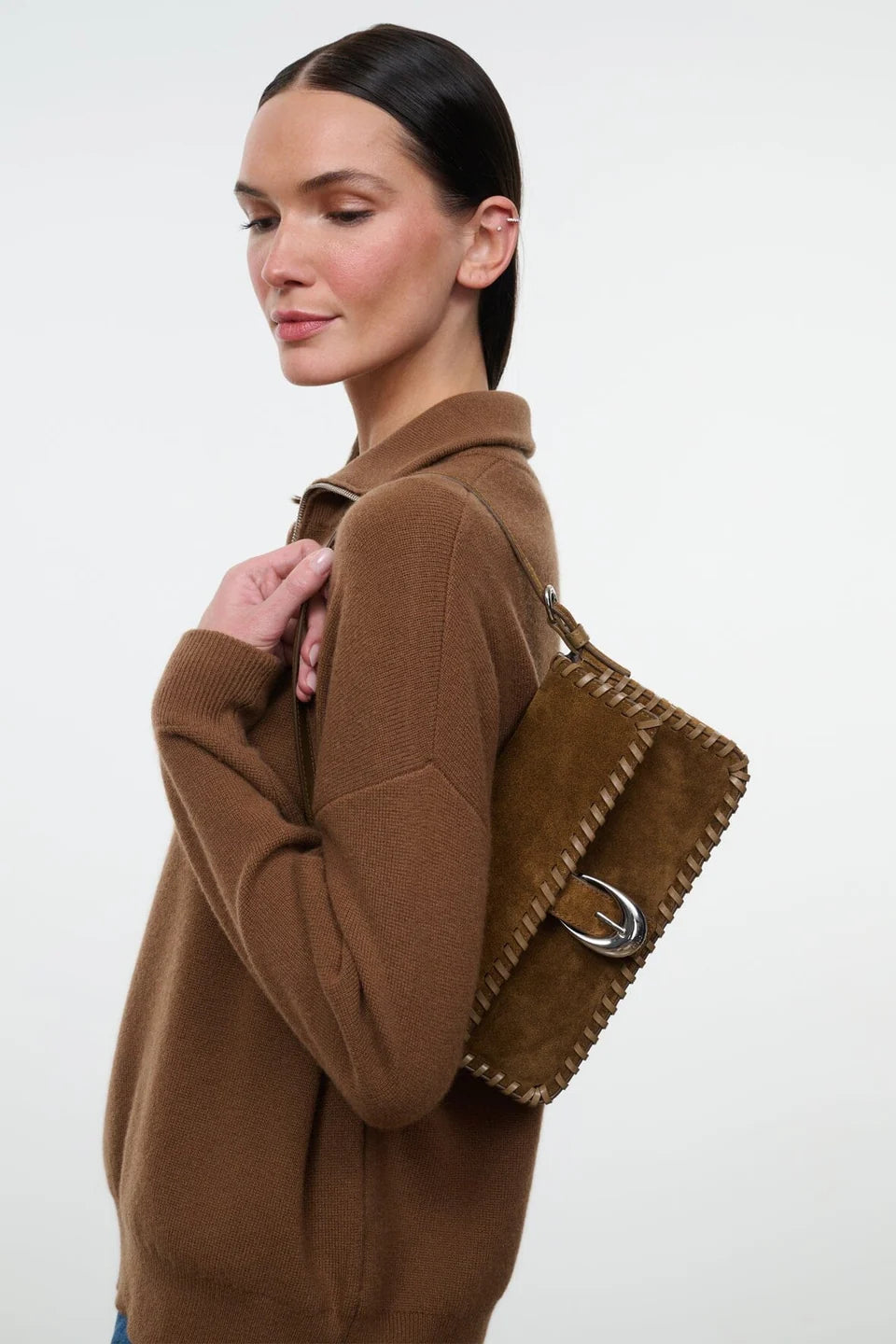 Staud Harlow Bag  - Cigar