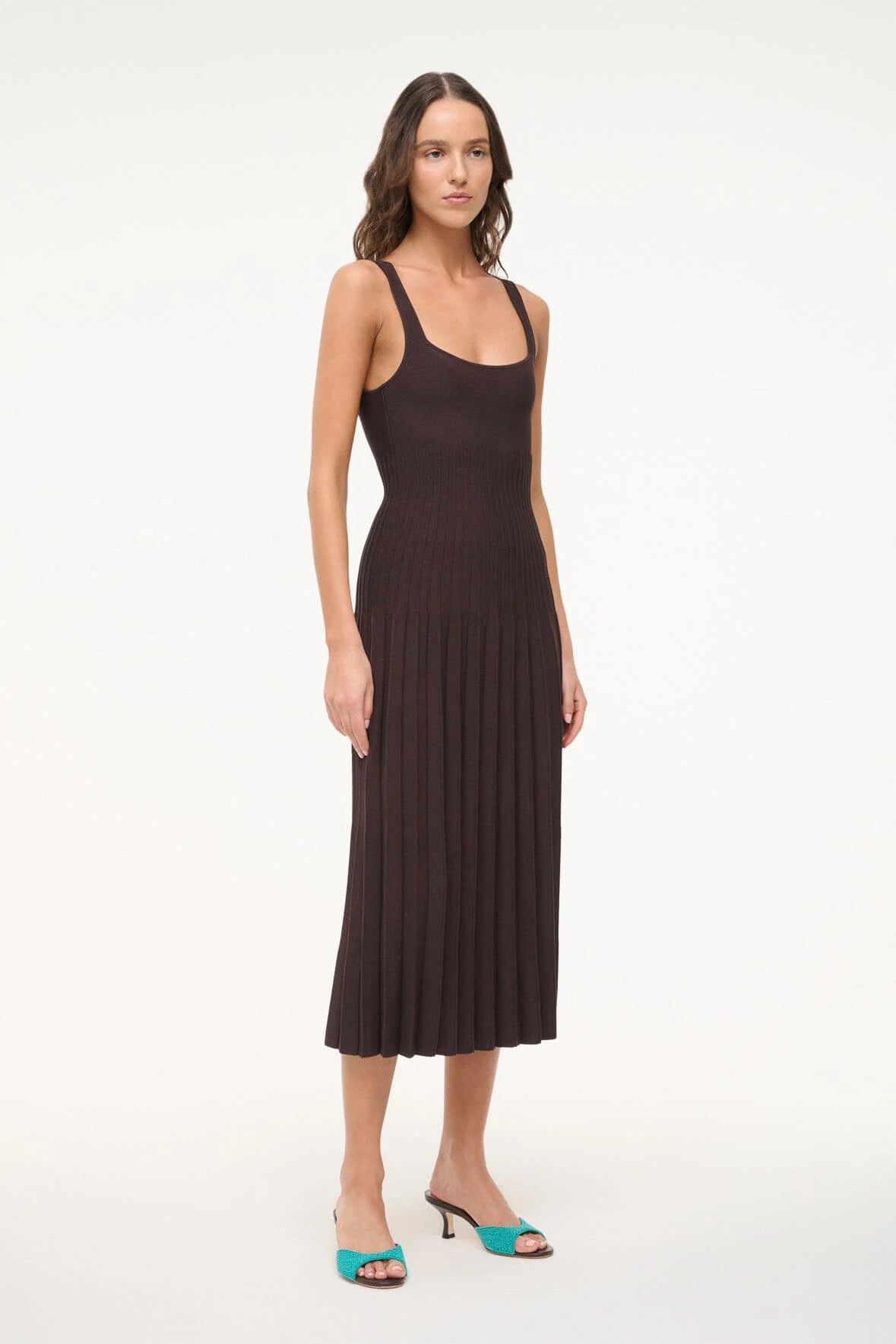 Staud Elyse Dress - Earth