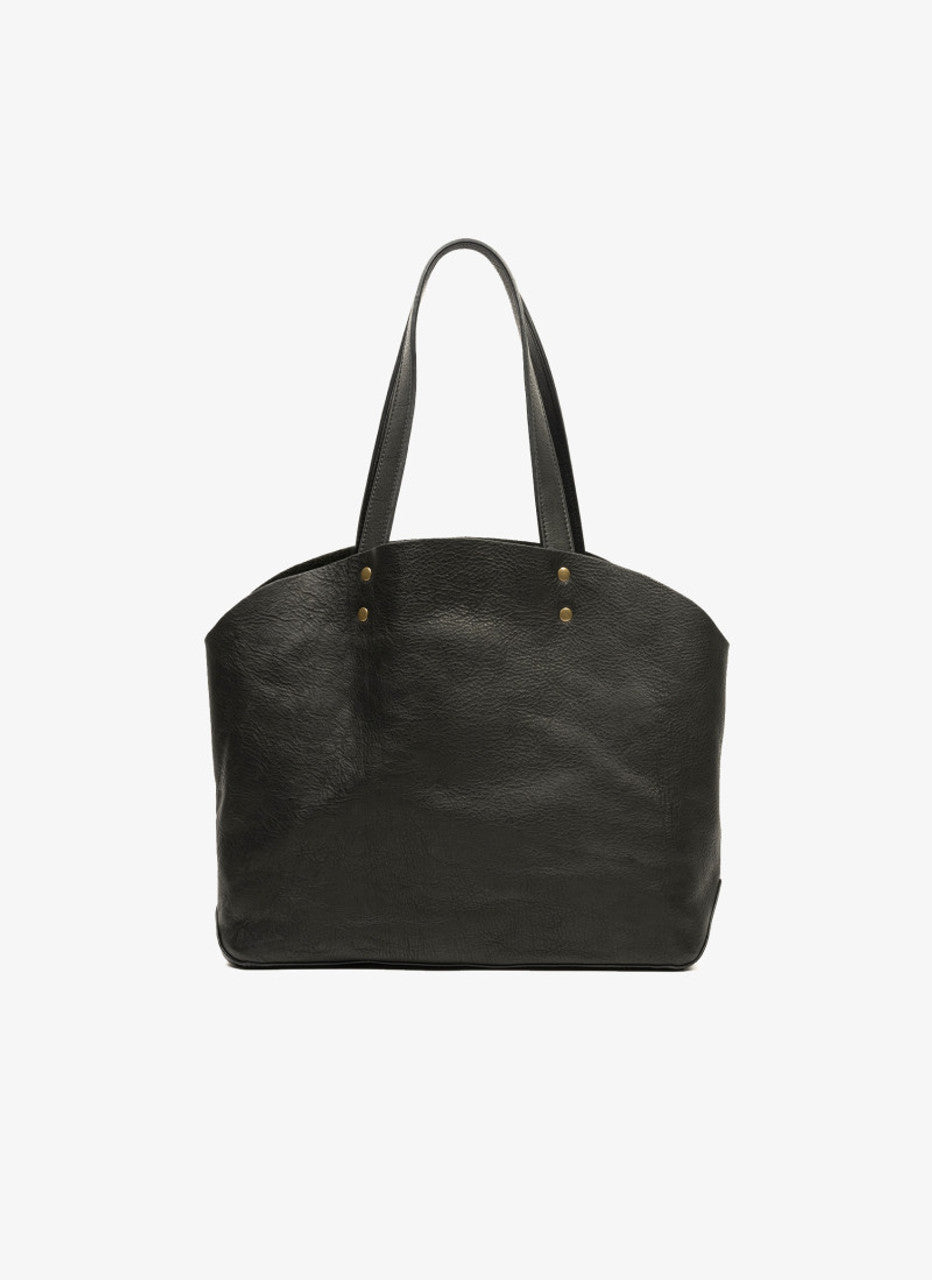 Moore & Giles Weldon Tote Seven Hills Black - TRUNK SHOW