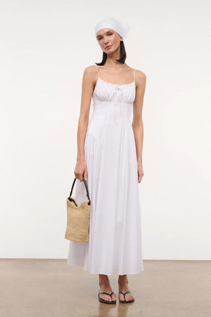 GADORO STAY HUNGRY ロンT ホワイト Staud Margi Dress White – Quattro Tizi