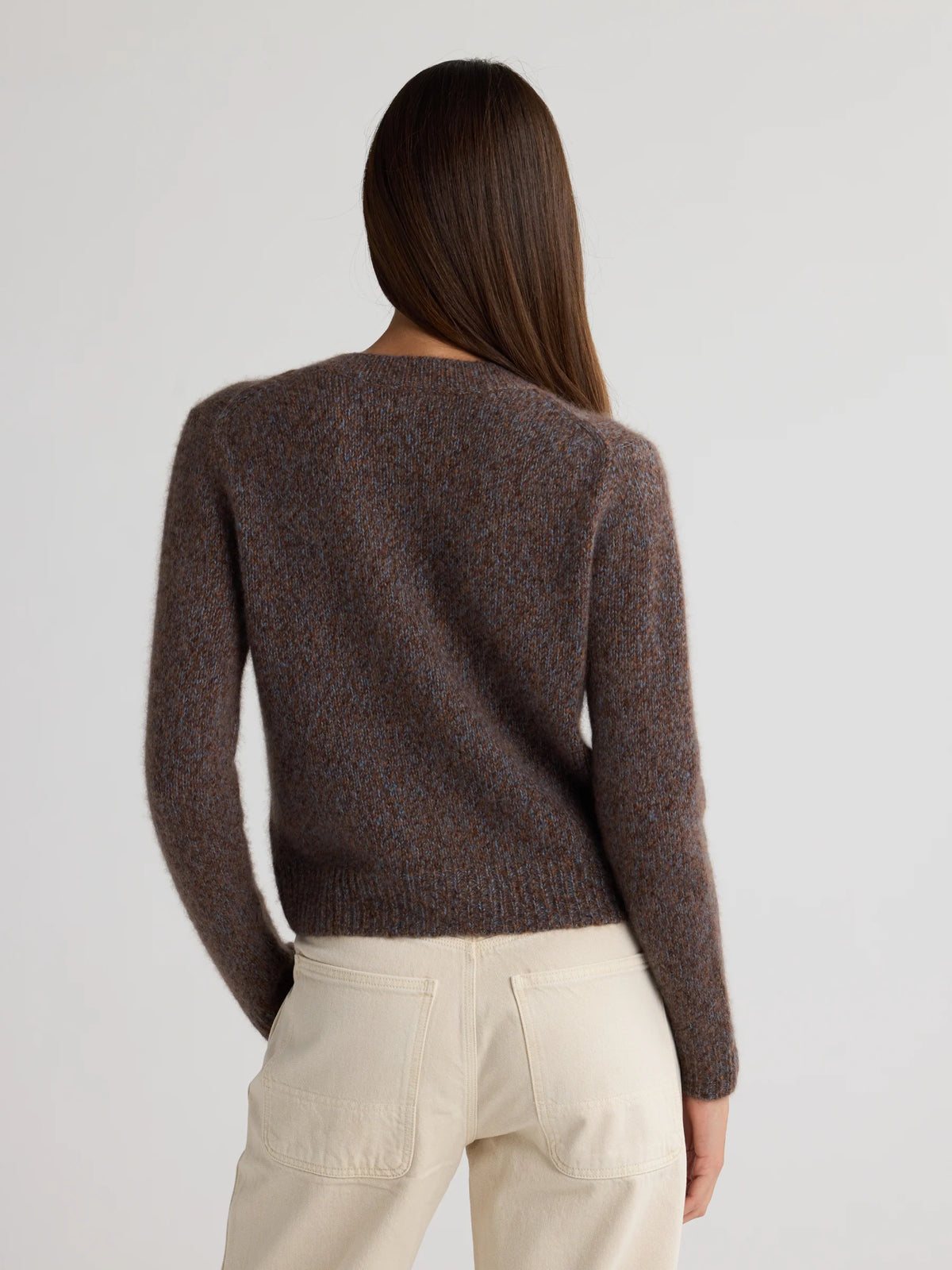 W. Cashmere Phoebe Cardigan - Jay