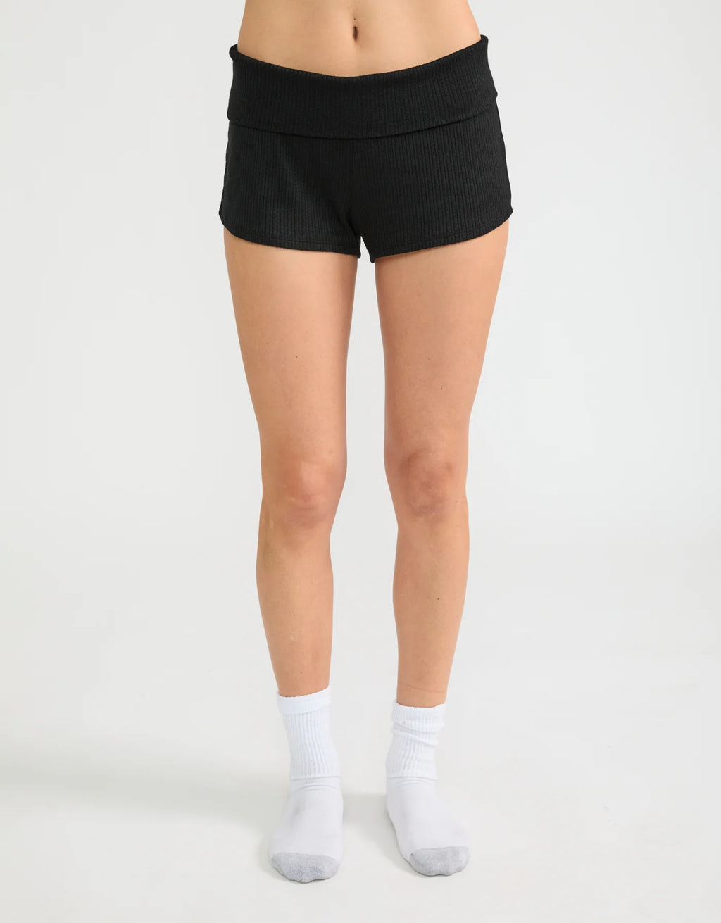 Maison Wheat Ventura Pointelle Short - Black