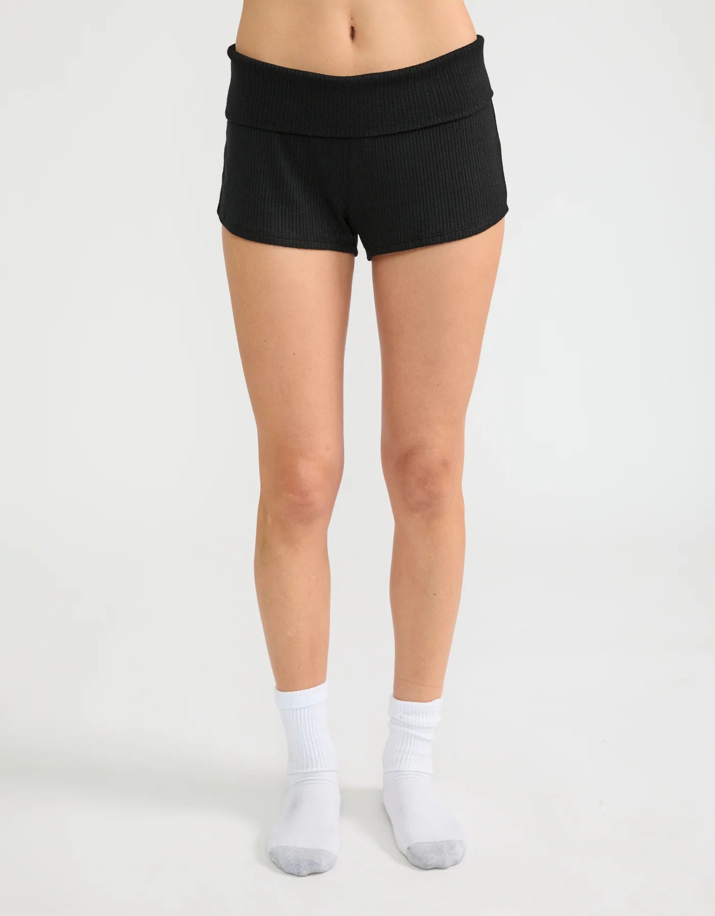 Maison Wheat Ventura Pointelle Short - Black