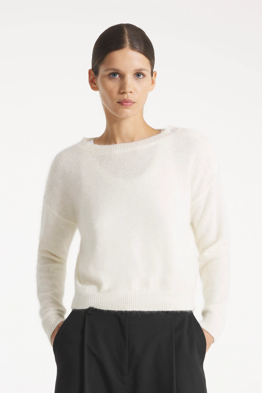 Le Mont St Michel Sachem - Soft Sweater - Off White