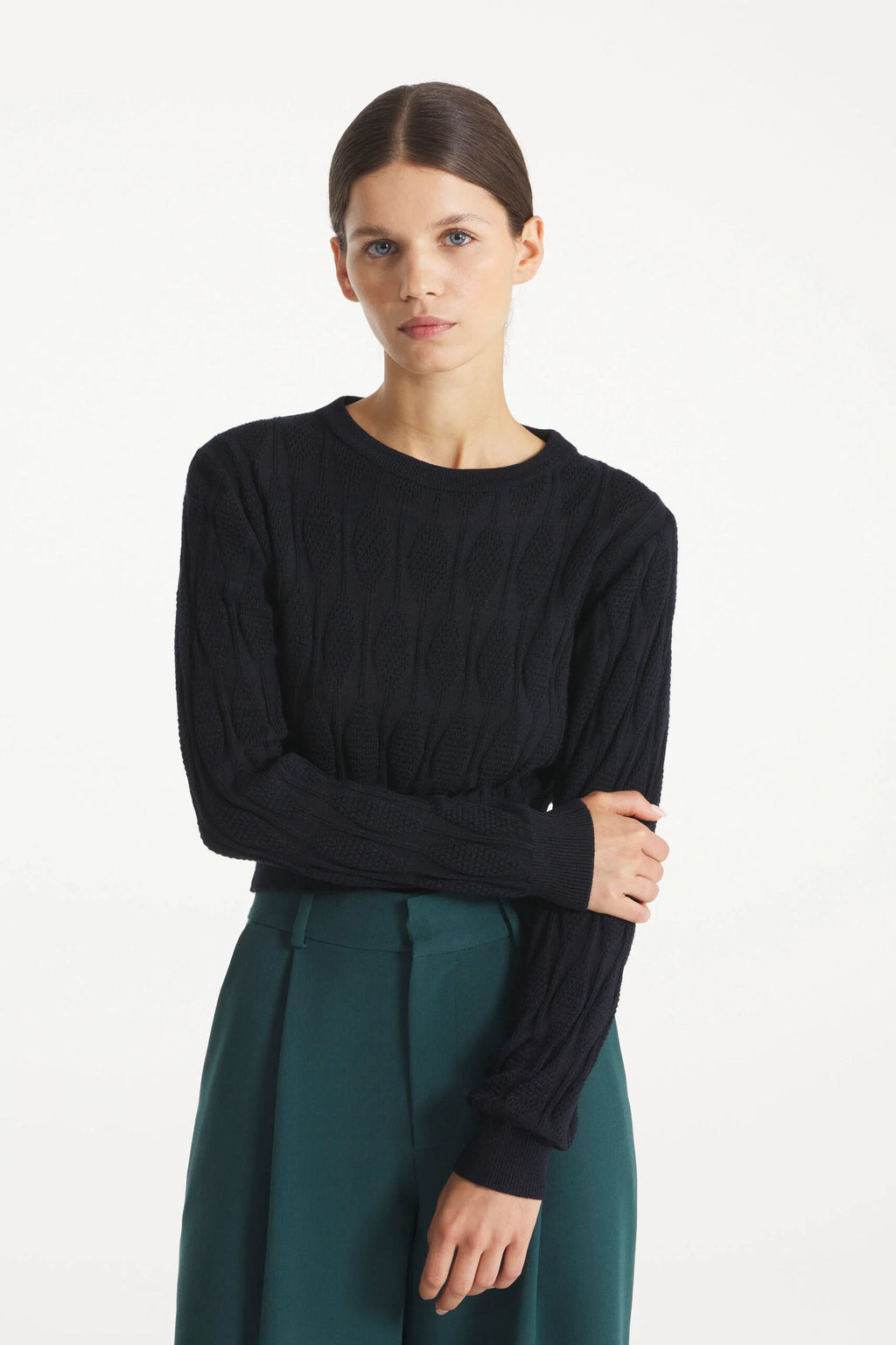 Le Mont St Michel Serlane Sweater - Navy