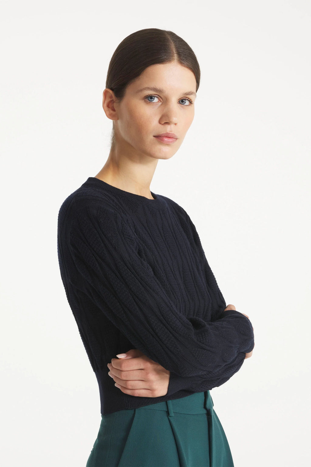 Le Mont St Michel Serlane Sweater - Navy