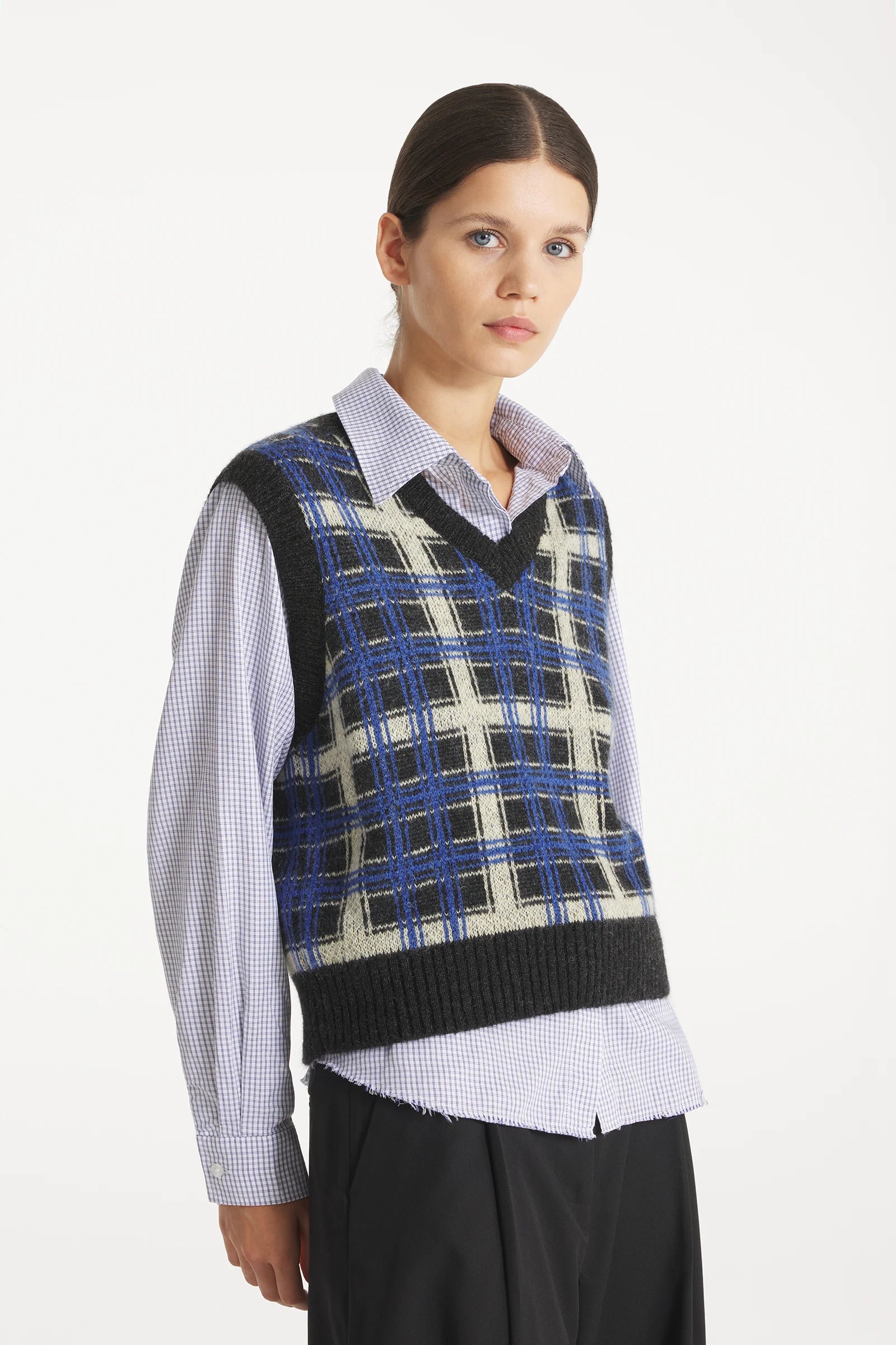 Le Mont St Michel Sarro - Check Sweater
