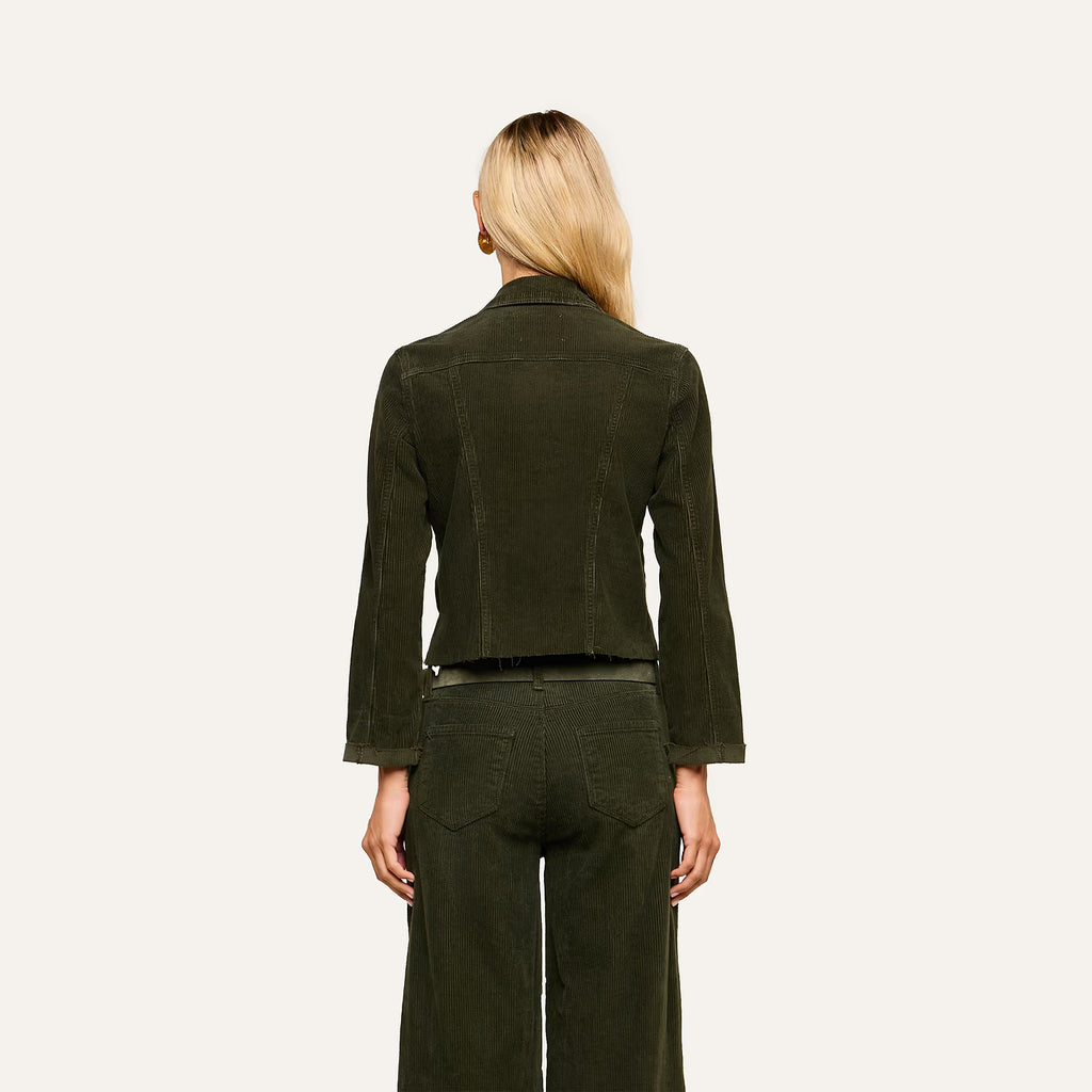 L'Agence Janelle Corduroy Jacket - Army