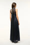 Staud Albee Dress Midnight Black