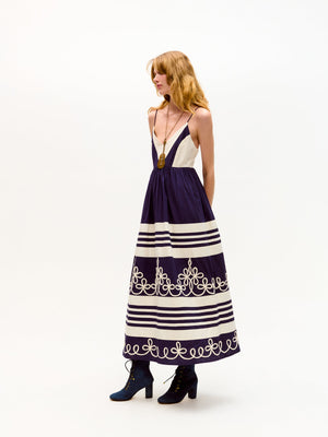 Carolina K Amelia Dress - Navy