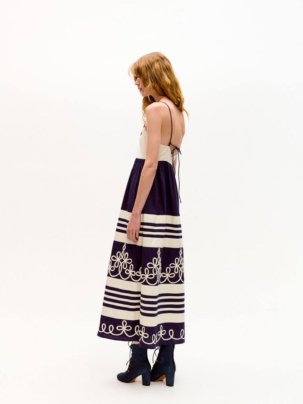 Carolina K Amelia Dress - Navy