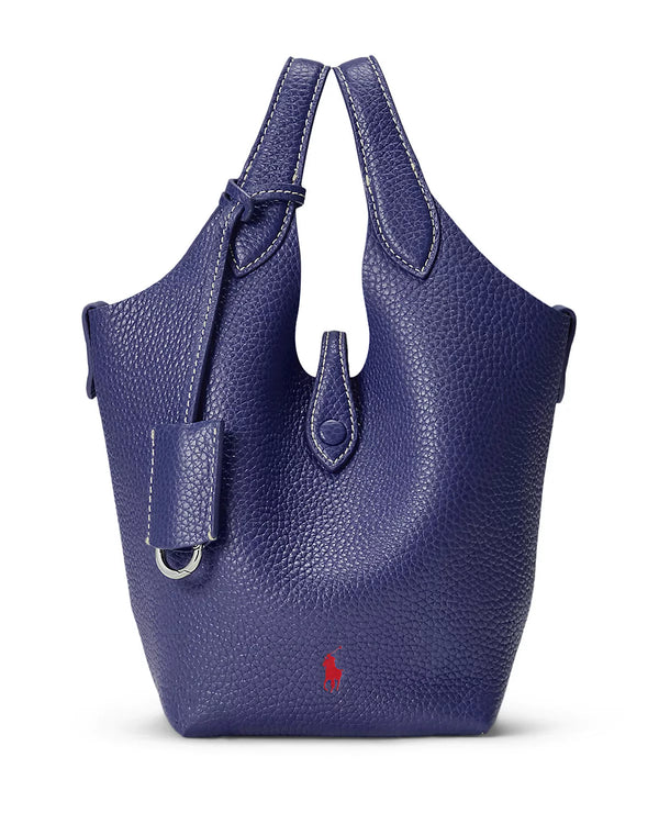 Polo Ralph Lauren Play Leather Small Tote & Crossbody - Navy