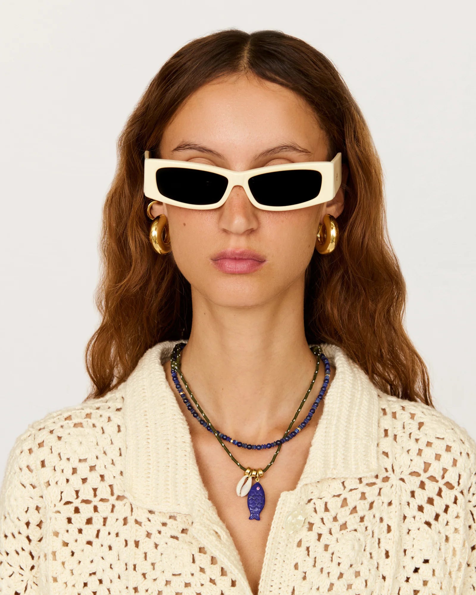 éliou Leo Necklace  - Blue