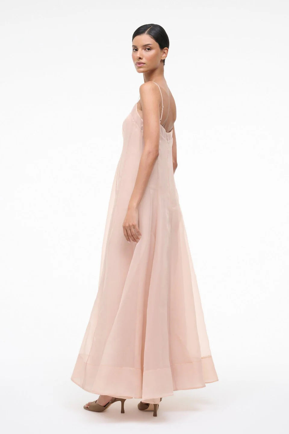 Staud Gustav Dress - Fawn Xs Staud Gustav Dress - Fawn Xs