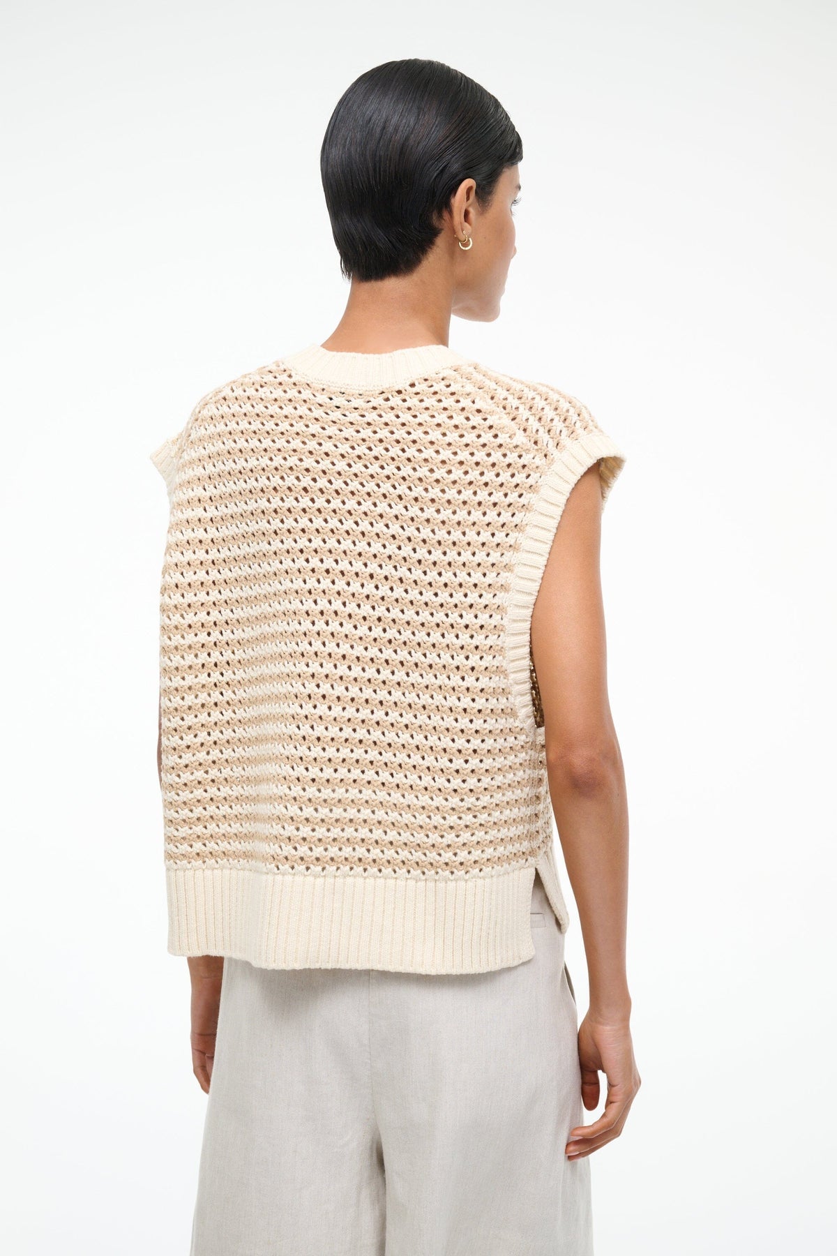 Staud Americana Sweater Breeze Creme
