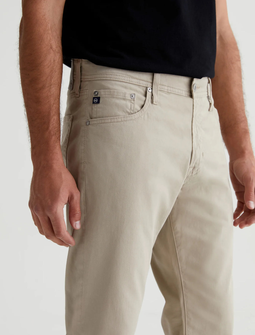 AG Tellis SUD Sueded Modern Slim - Deseret Stone