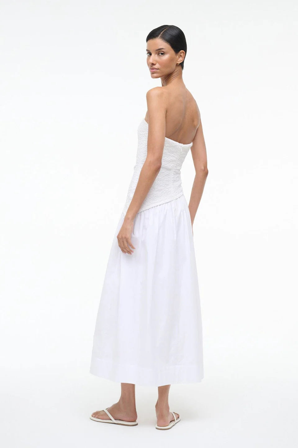 Staud Nia Dress - White