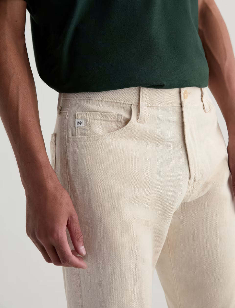 AG Everett Linen Pant - Natural