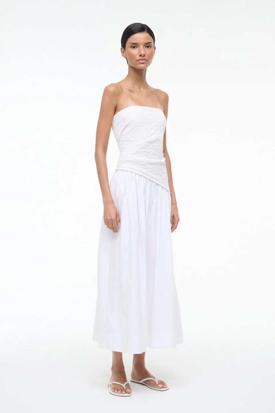 Staud Nia Dress - White