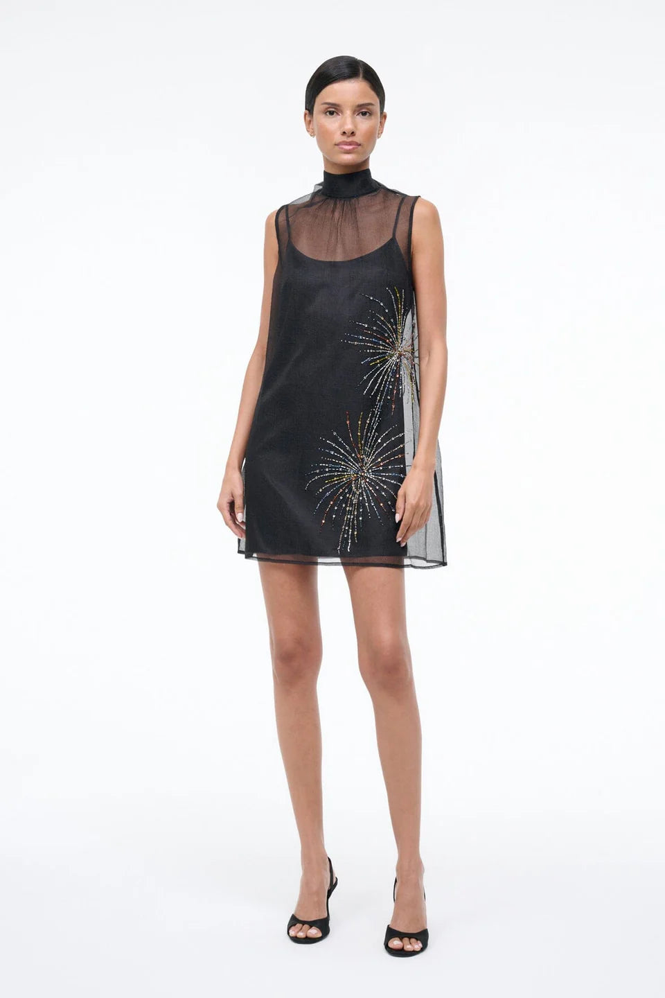 Staud Albee Mini Dress Firework Staud Albee Mini Dress Firework