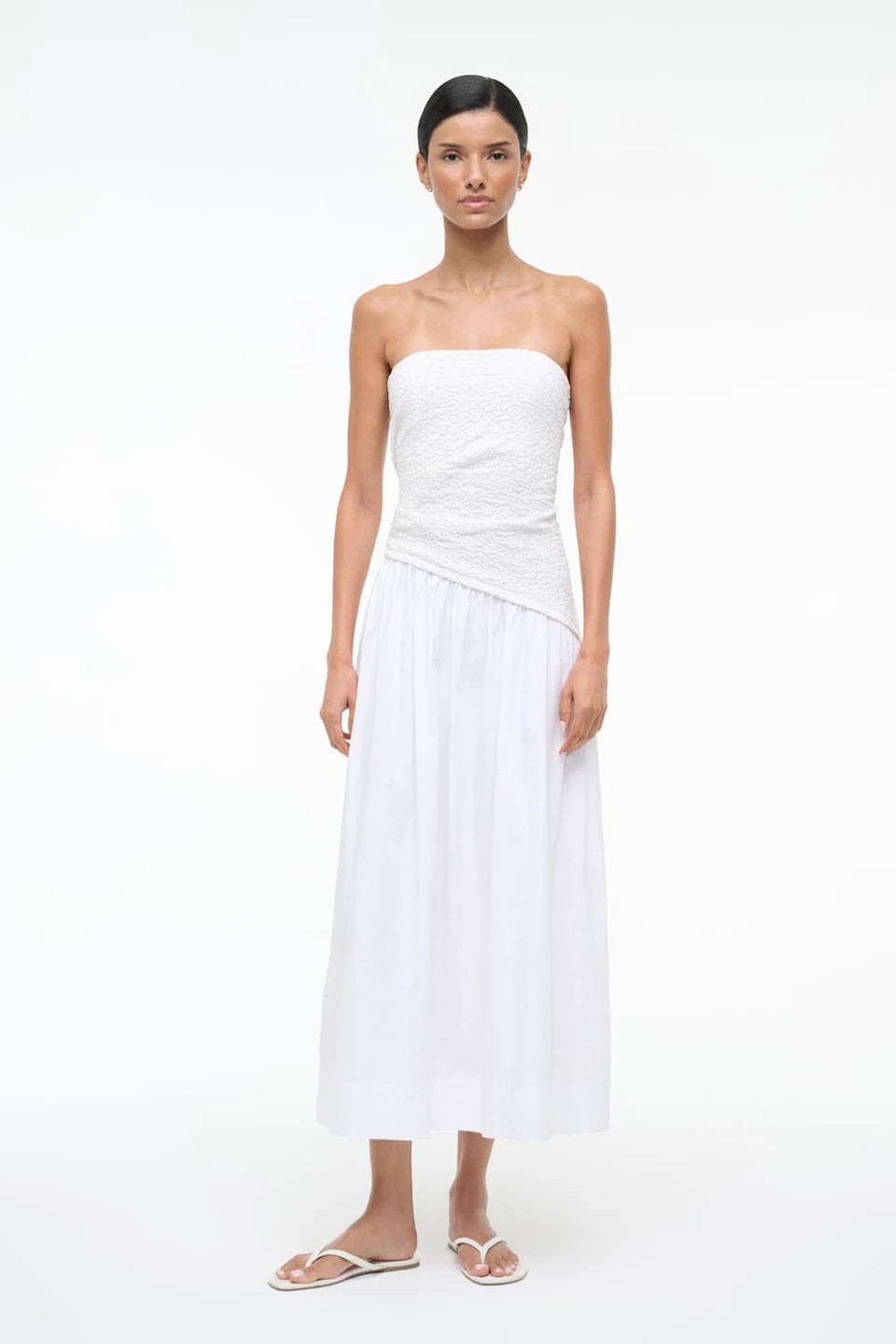 Staud Nia Dress - White