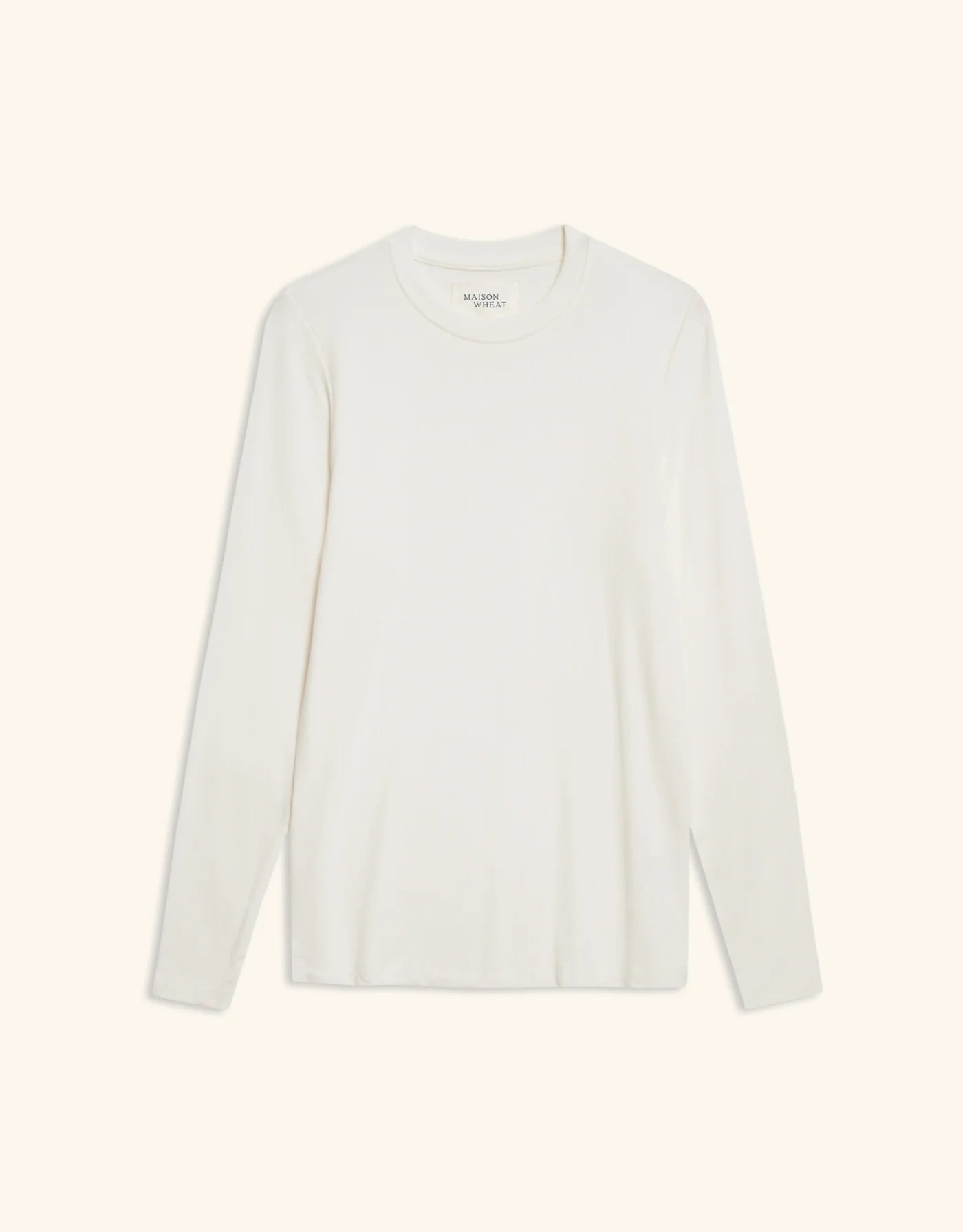 Maison Wheat Chicago Long Sleeve - White