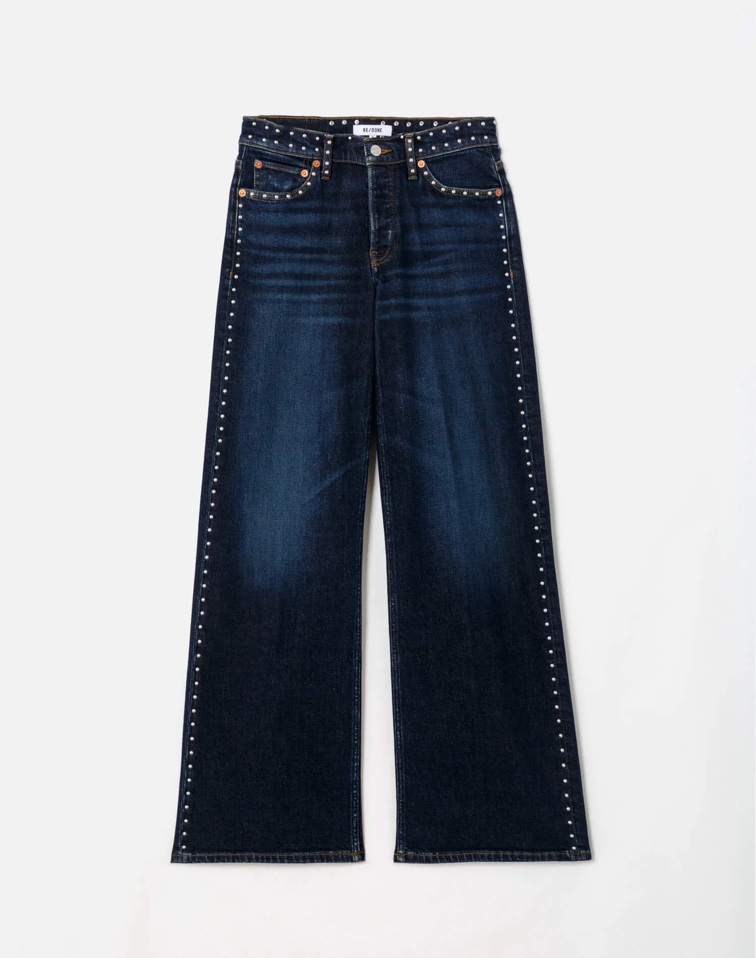 Re/Done Studded Wide Leg Wide Leg