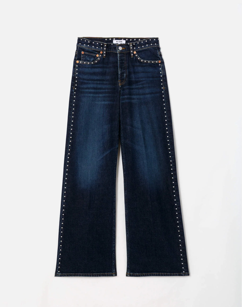 Re/Done Studded Wide Leg Wide Leg