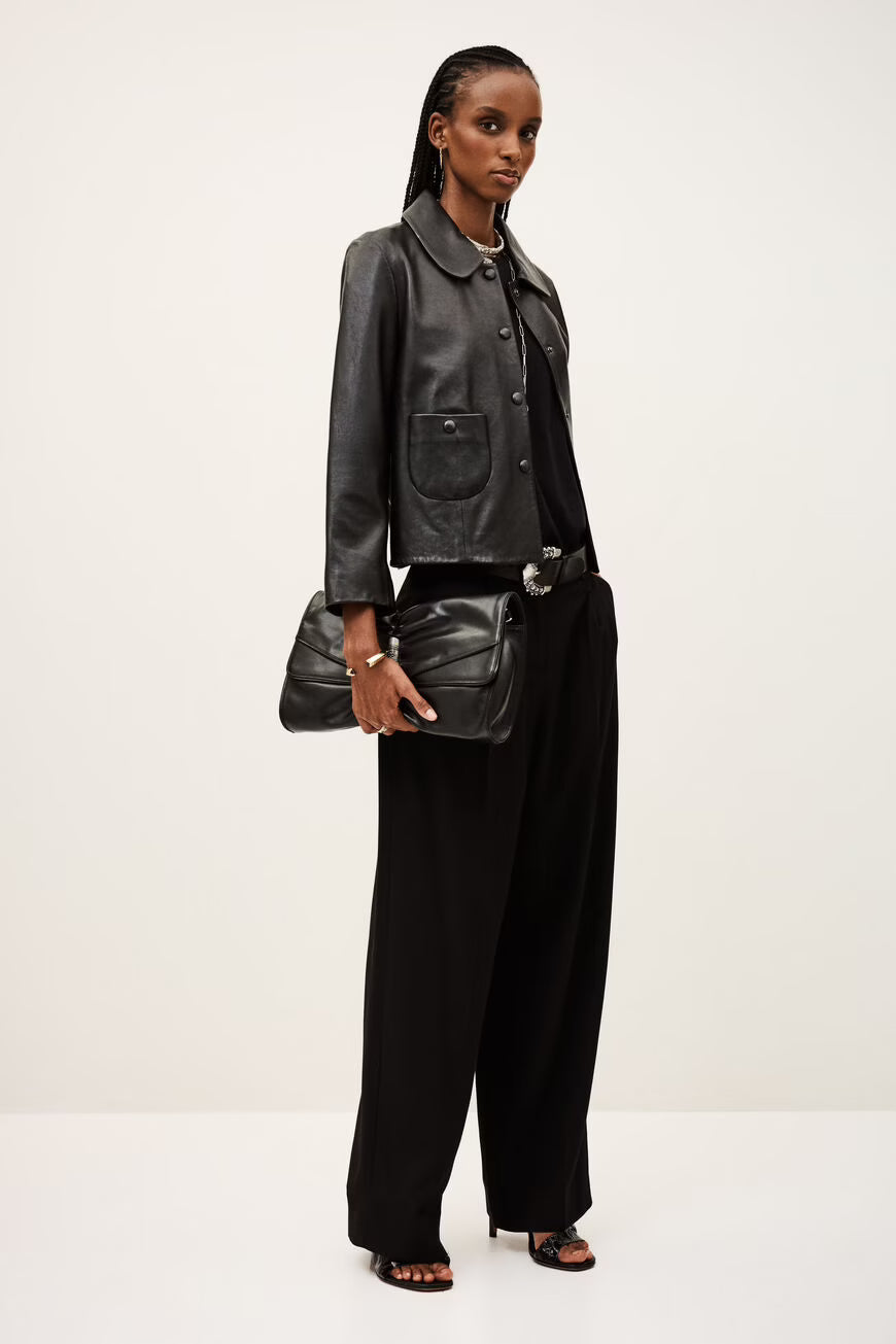Ba&sh Mylos 3/4 Sleeve Jacket - Black