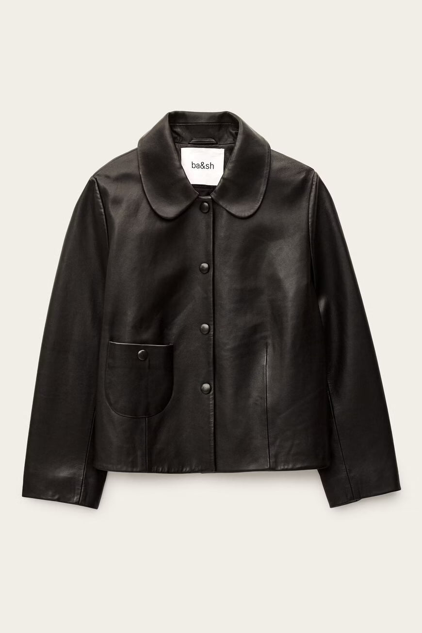 Ba&sh Mylos 3/4 Sleeve Jacket - Black