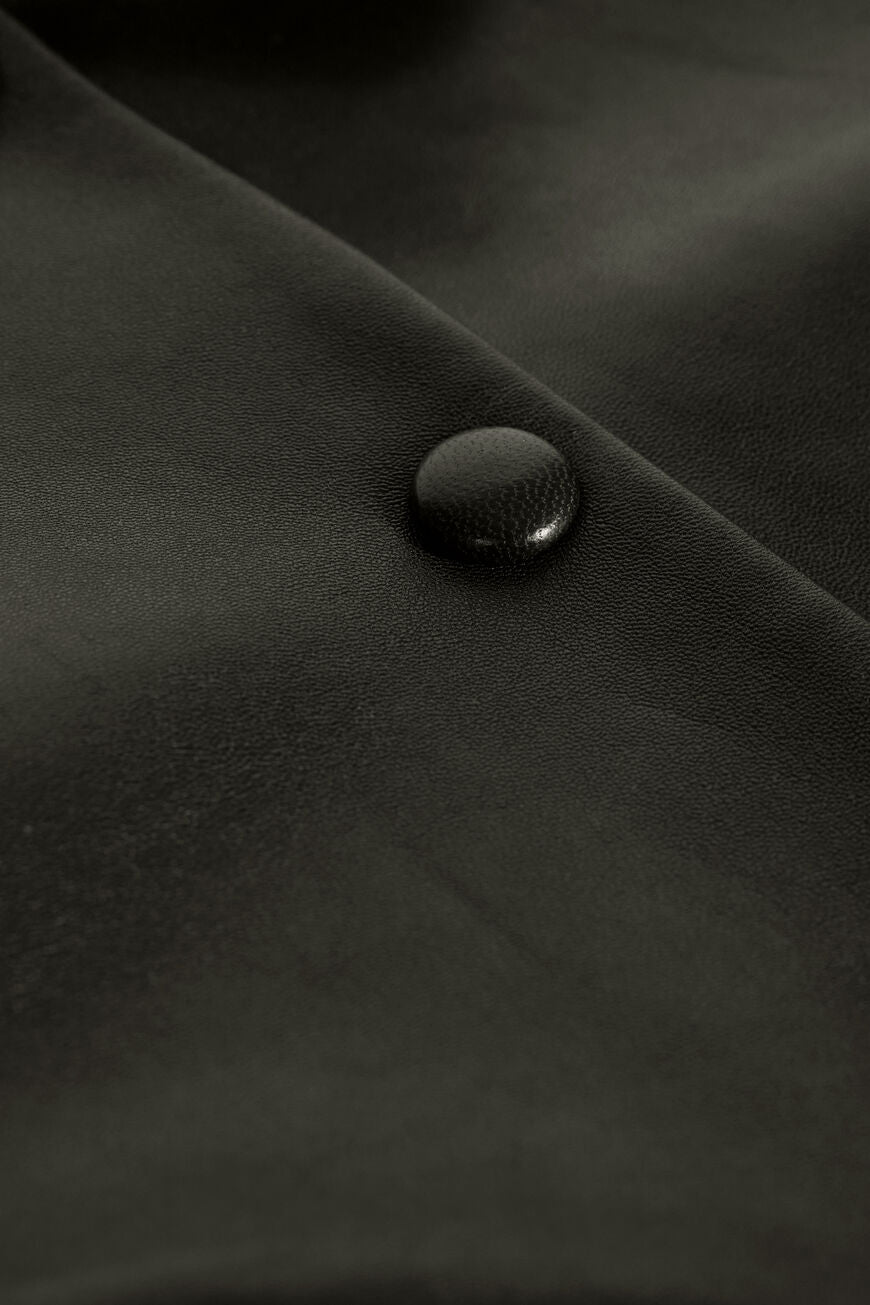 Ba&sh Mylos Leather Jacket - Noir