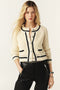 Ba&sh Beatrice Beaded Knit Cardigan