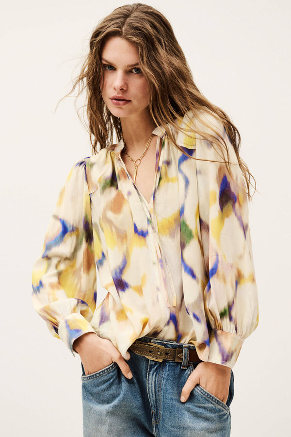 Ba&sh Foka Printed Blouse