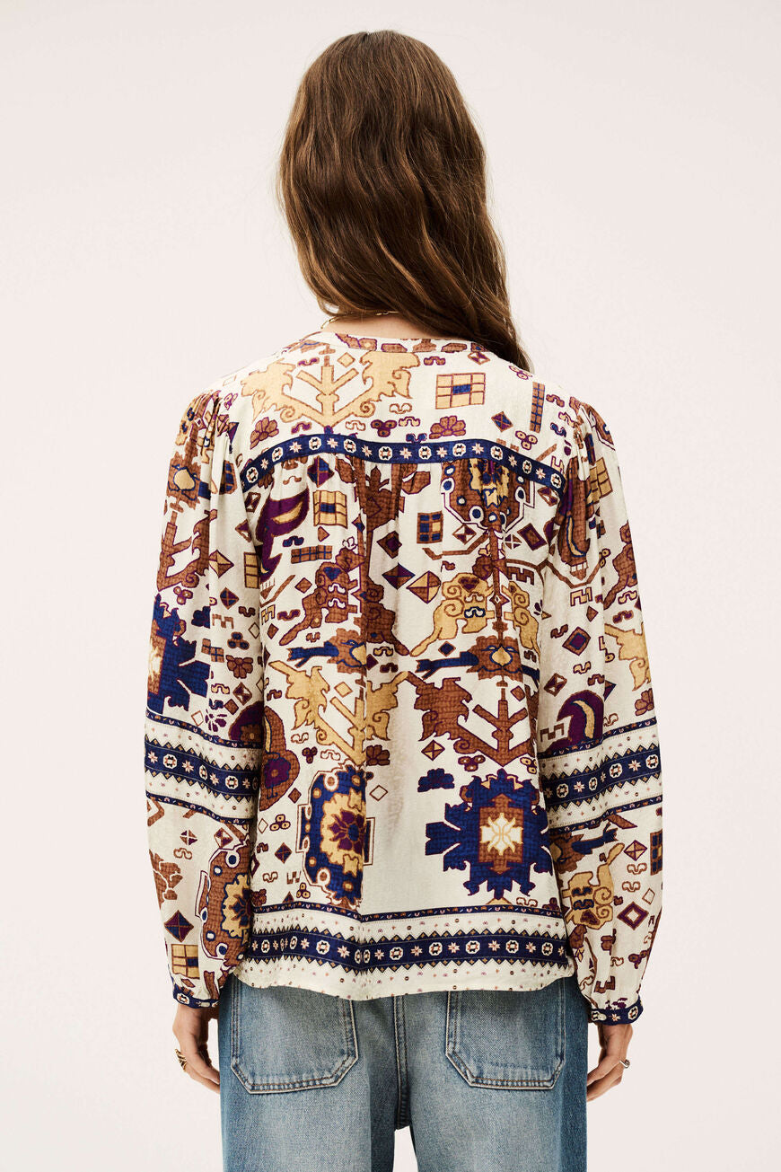 Ba&sh Varone Printed Blouse