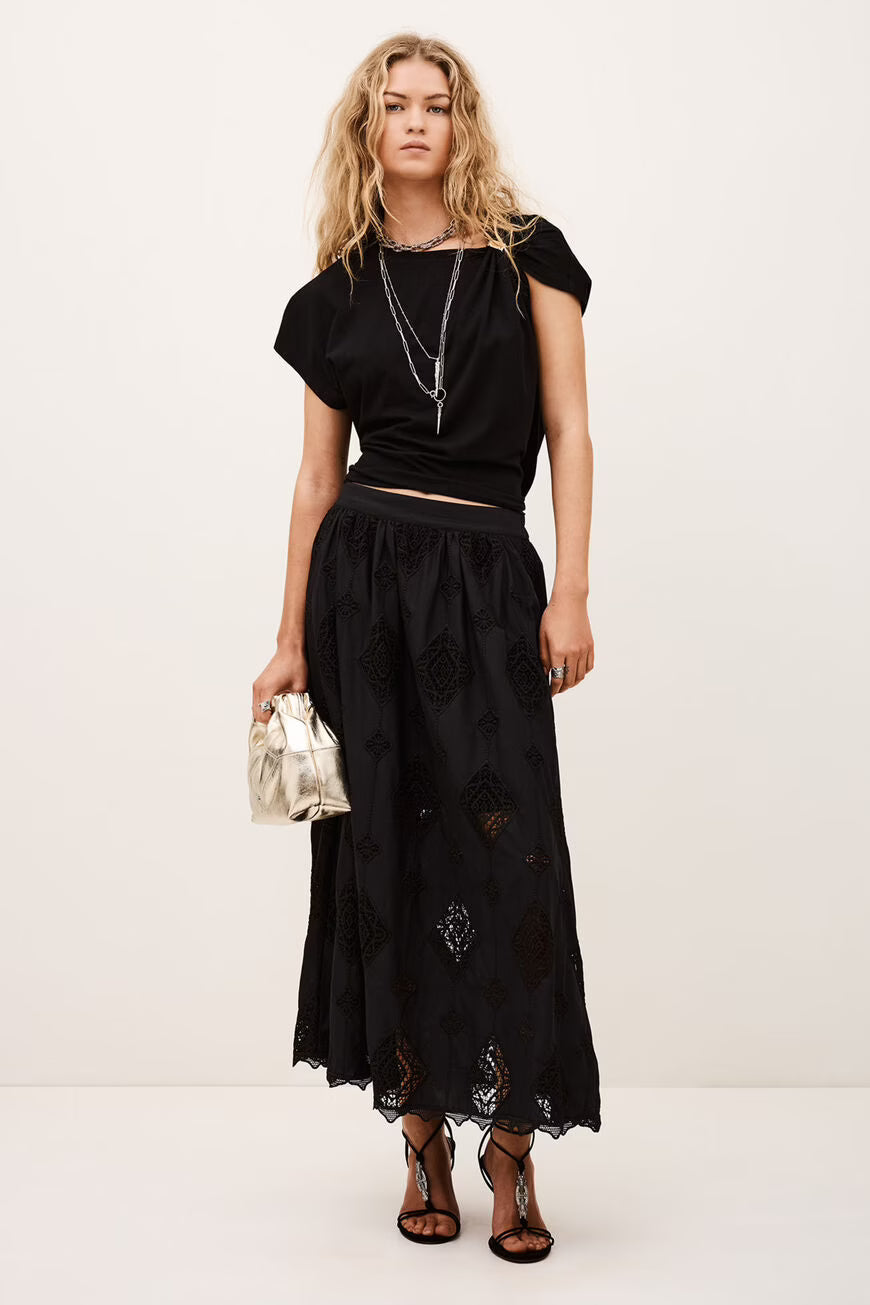 Ba&sh Mona Maxi Skirt - Black