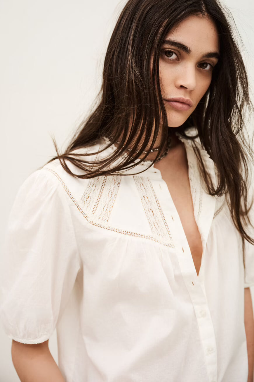 Ba&sh Nella Shirt - Ecru