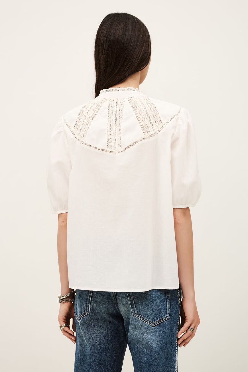 Ba&sh Nella Shirt - Ecru