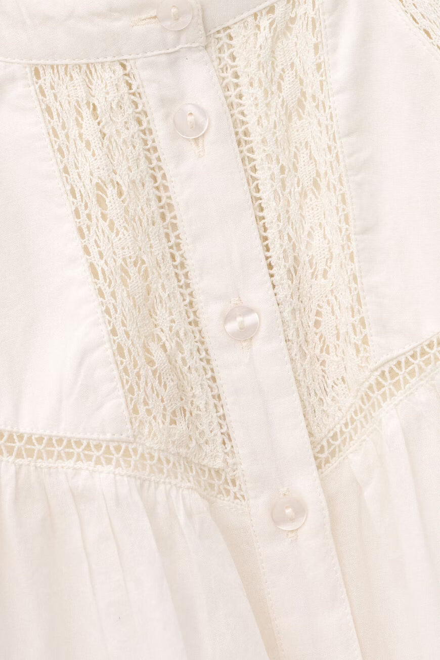 Ba&sh Nella Shirt - Ecru