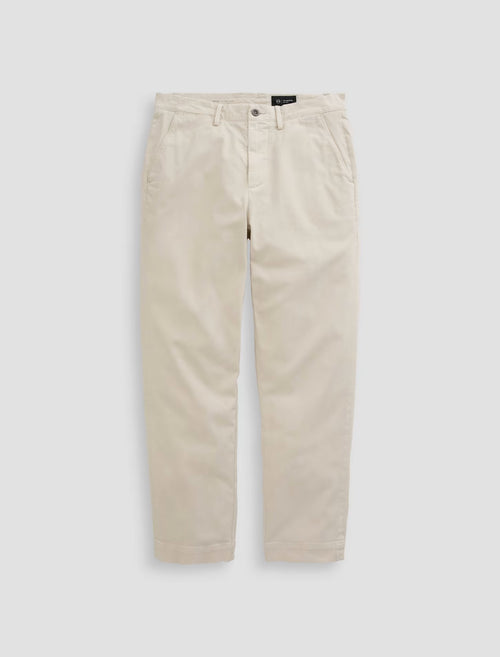 AG Archie SUD Trouser Sueded Sateen Straight Trouser - Pumice