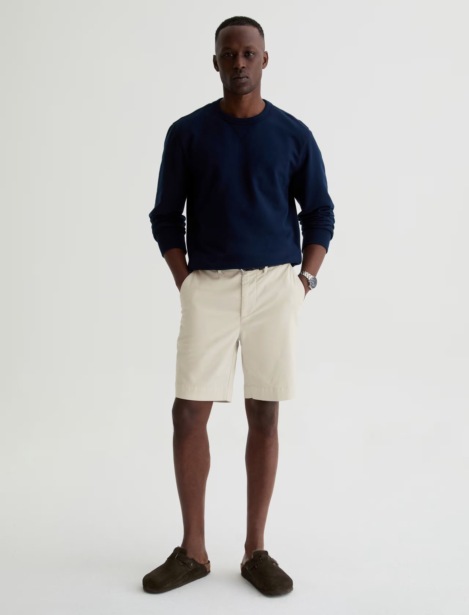 AG Archie Short Relaxed Trouser Short - Pumice