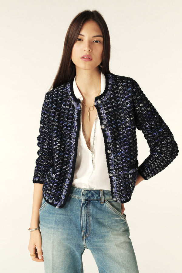 Ba&sh Beloni Short Knit Cardigan