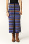 Ba&sh Flame Midi Skirt - Blue