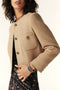 Ba&sh Meredith Structured Jacket - Camel