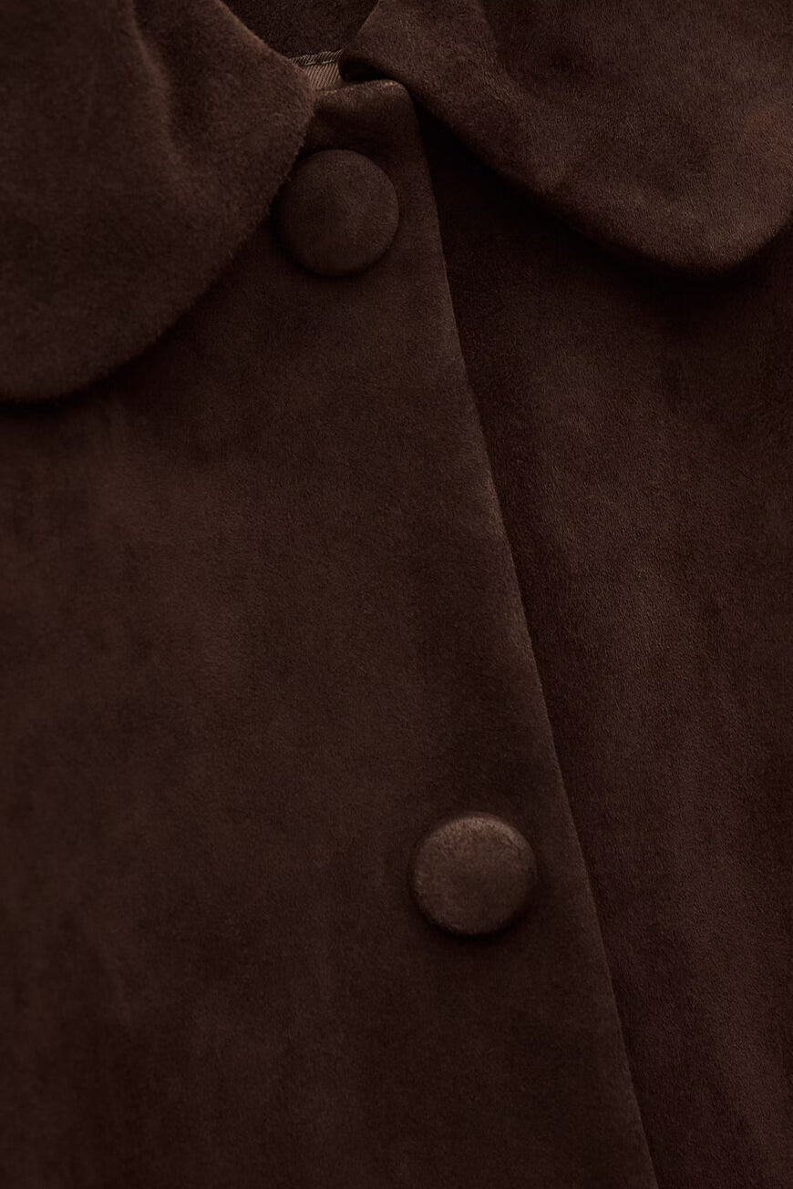 Ba&sh Mylos 3/4 Sleeve Jacket - Brown