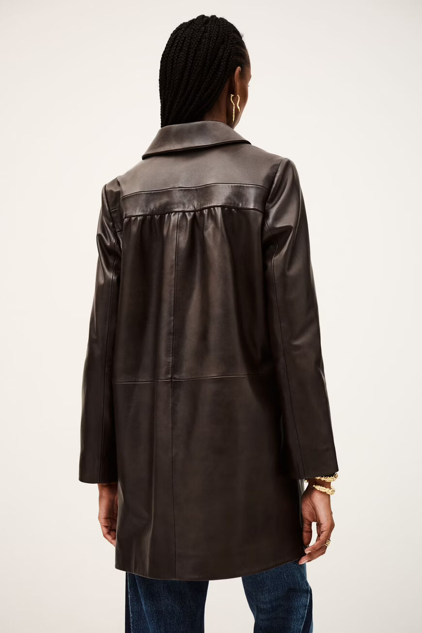 Ba&sh Madie 3/4 Length Coat - Brown