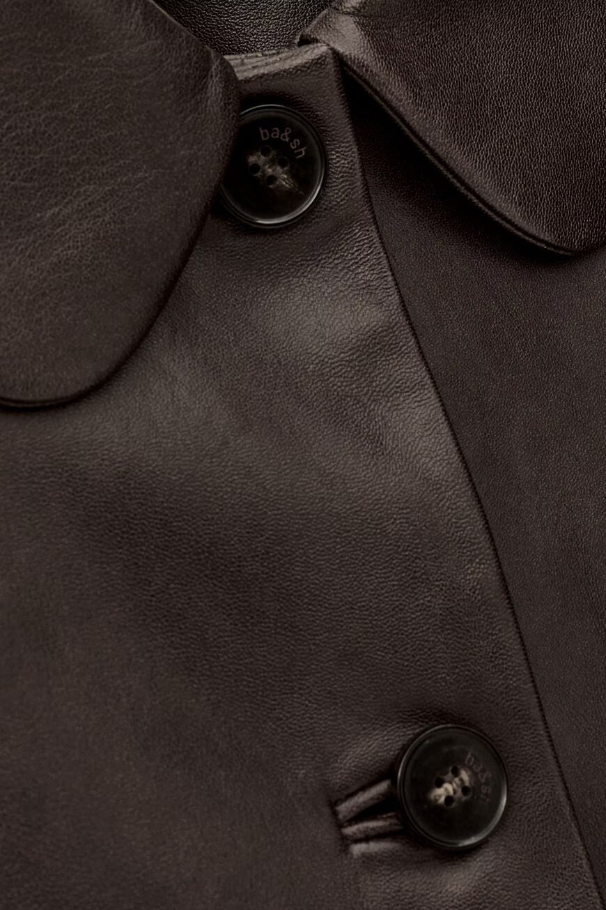 Ba&sh Madie 3/4 Length Coat - Brown