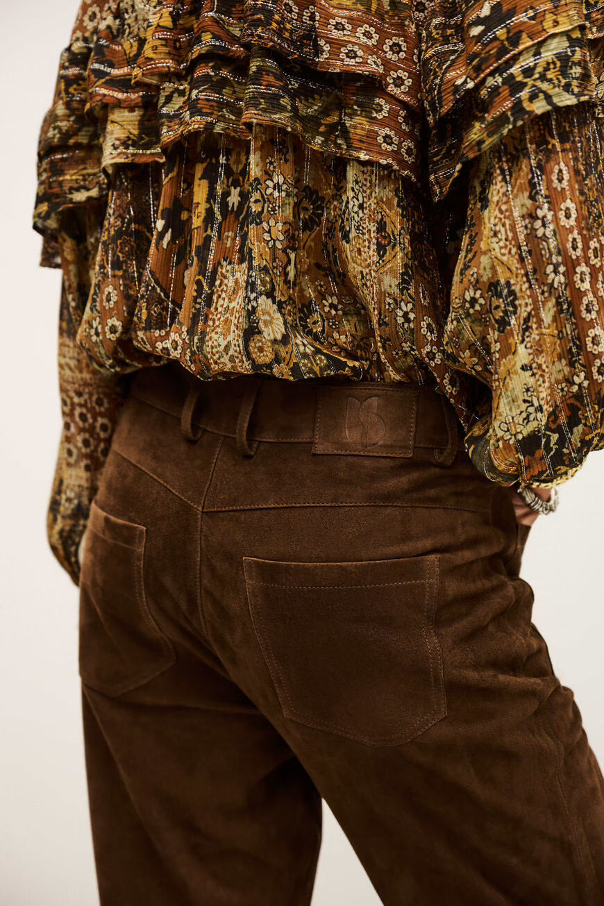 Ba&sh Mossi Wide-Leg Pants - Brown
