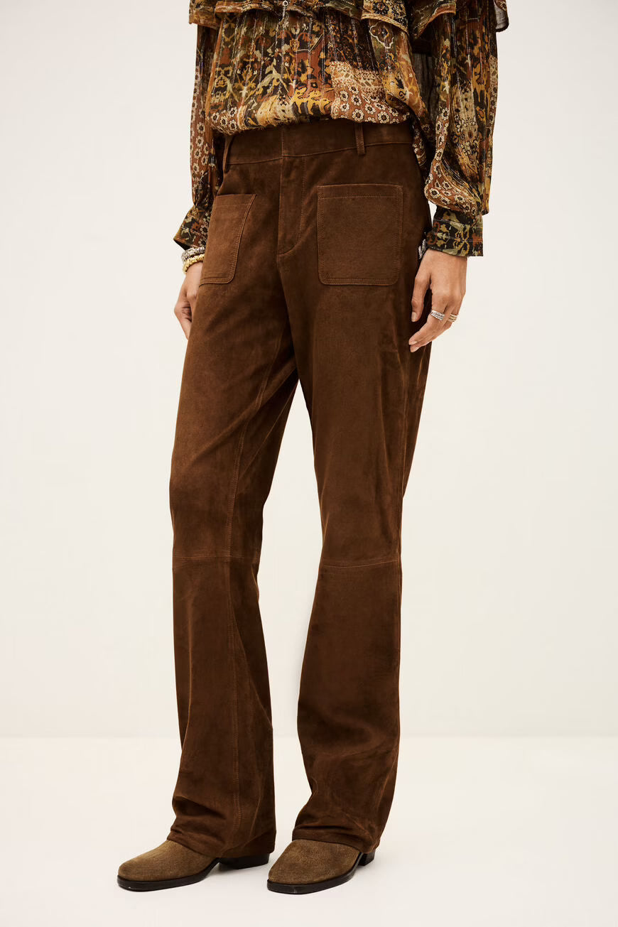 Ba&sh Mossi Wide-Leg Pants - Brown