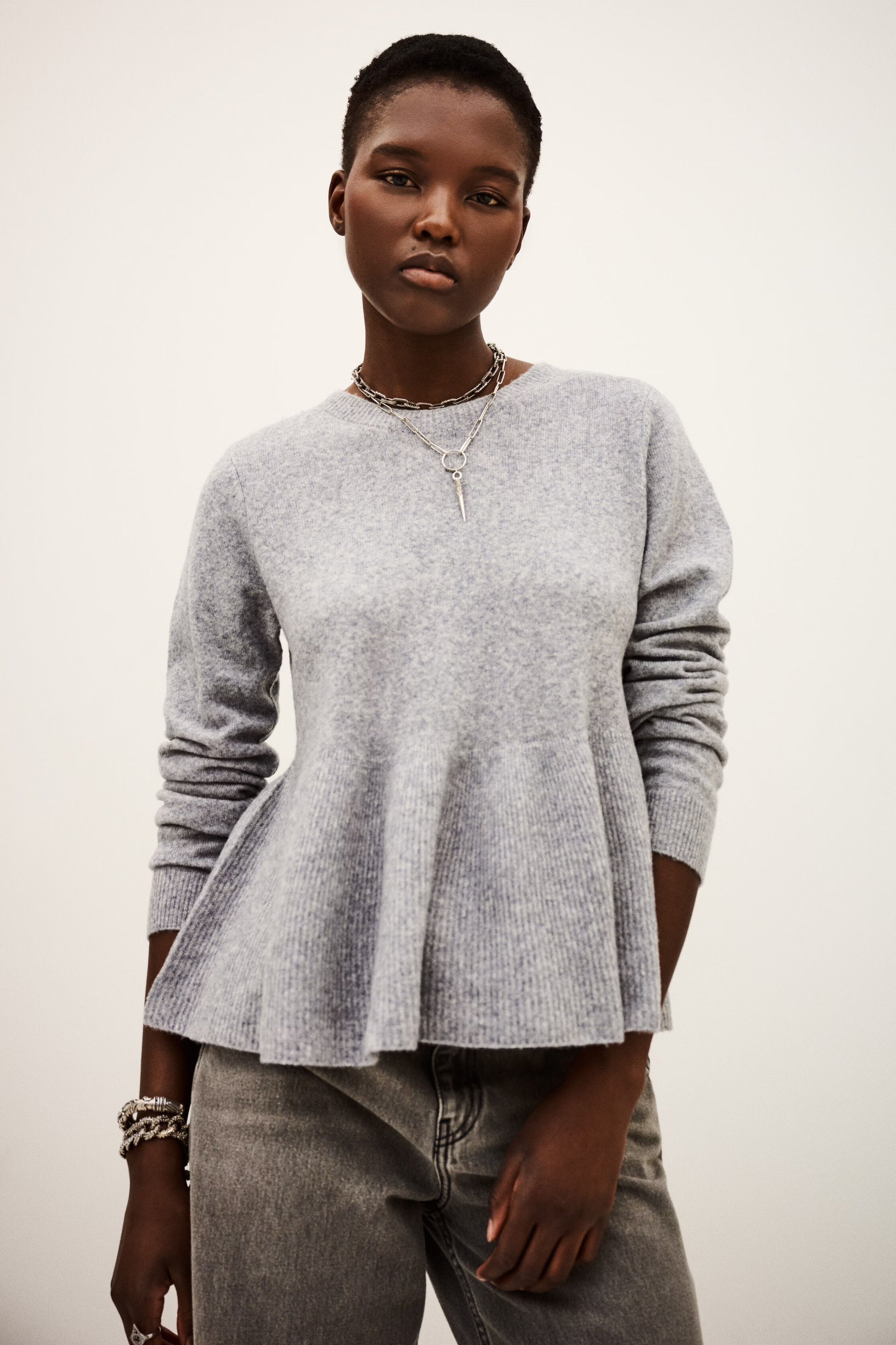 Ba&sh Salama Jumper - Gray